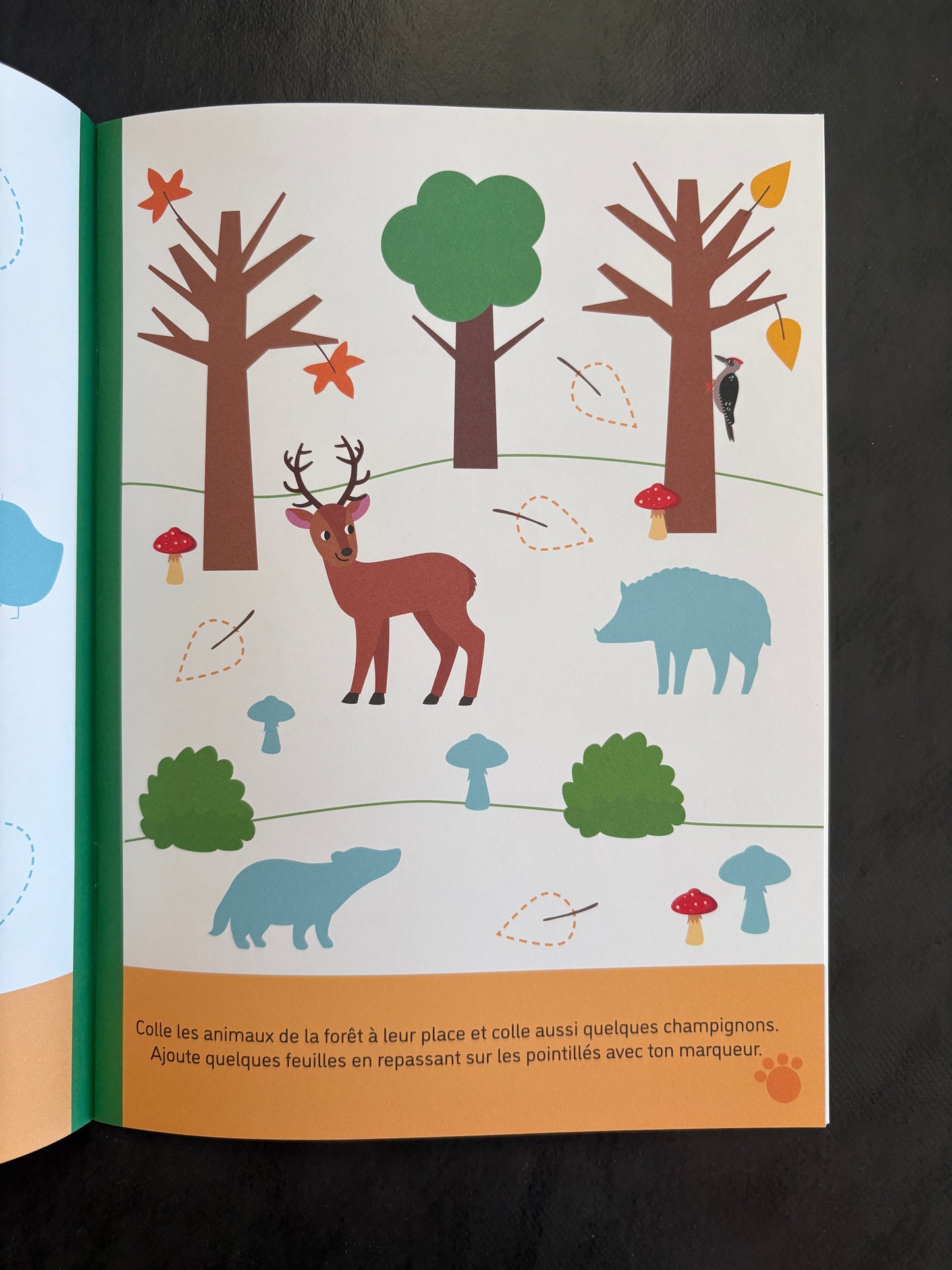 Livre d'autocollants - les animaux