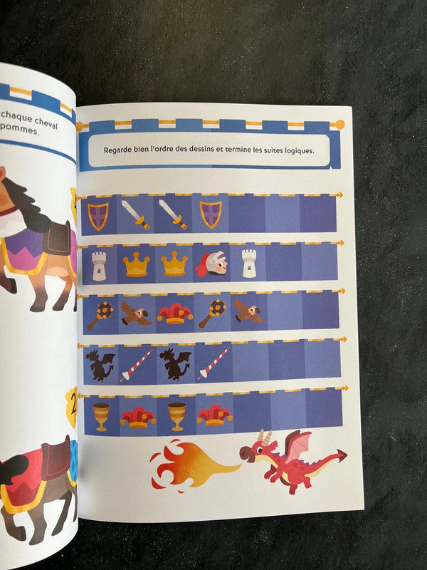 Mes autocollants scintillants - chevaliers et châteaux