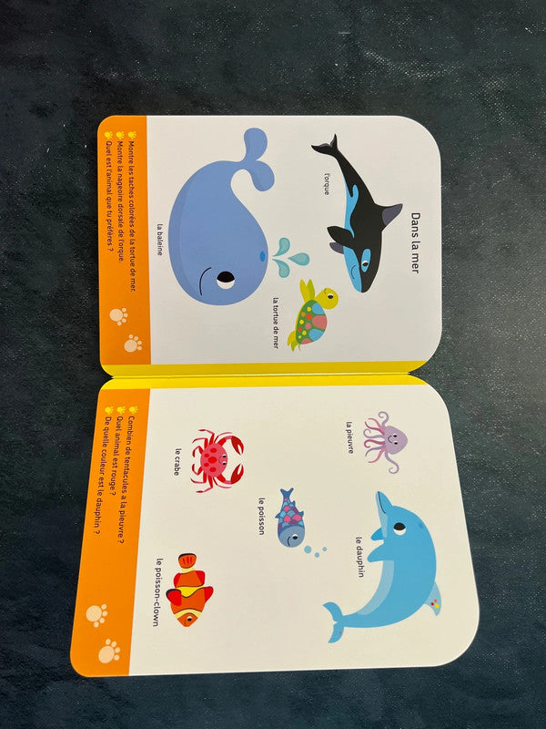 Livre cartonné - les animaux - 24 mois et +