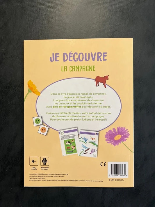 Je découvre la campagne - Album documentaire 4-7 ans