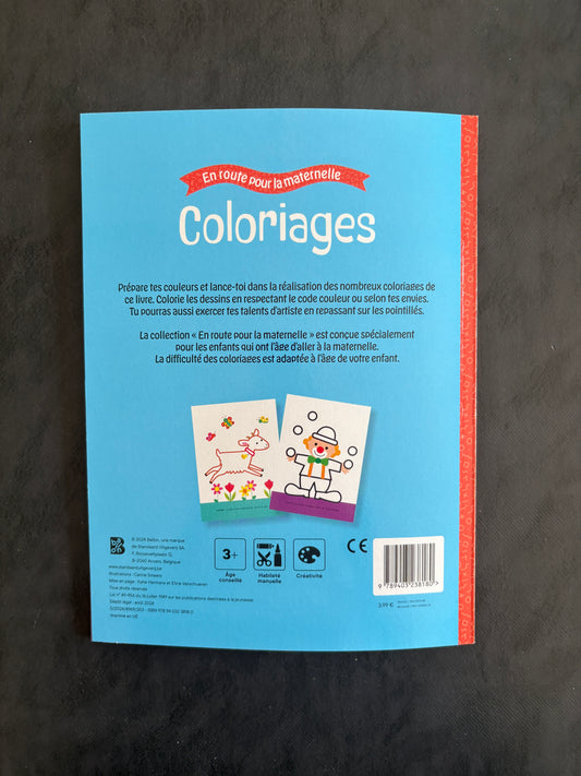 Livre de coloriages - Dès 3 ans