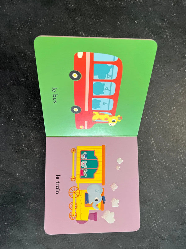 Livre cartonné - les véhicules