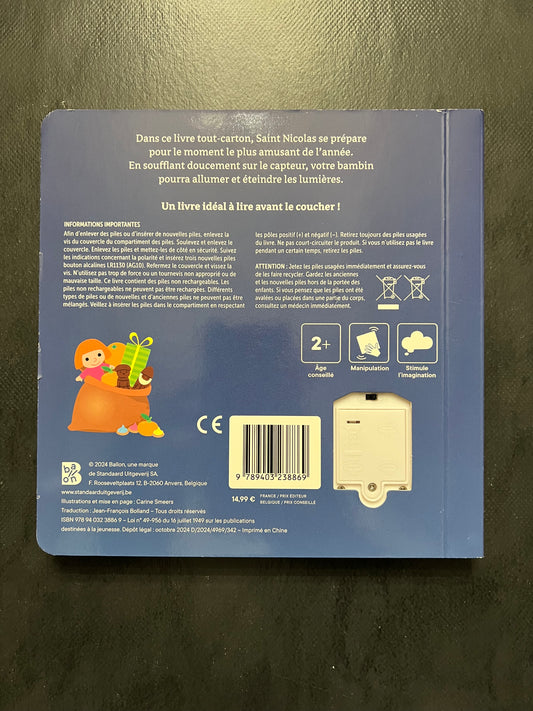 Mon livre à lumières - Saint-nicolas