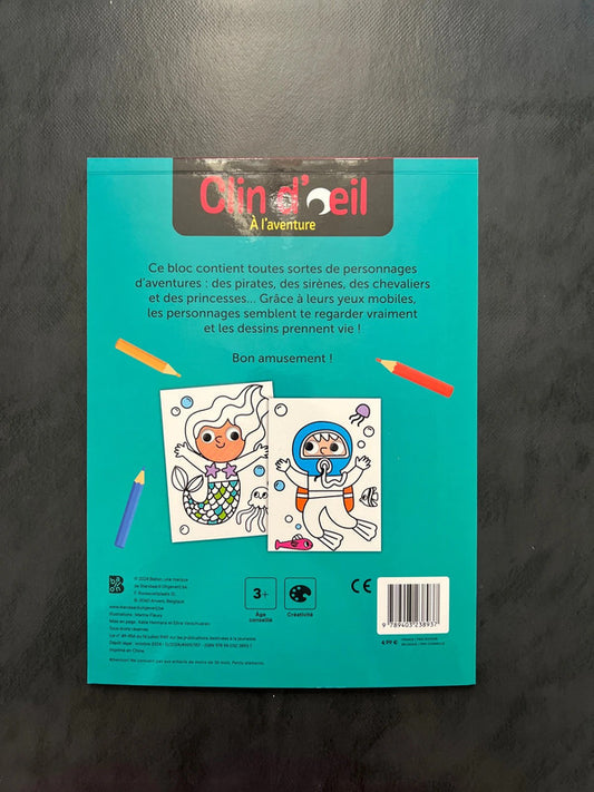 Coloriages - À l'aventure | Cahier créatif 5-8 ans