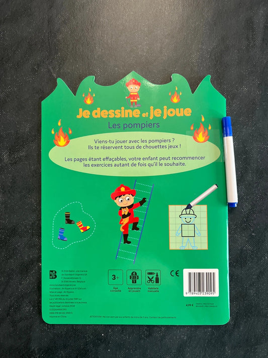 Je dessine et je joue - les pompiers