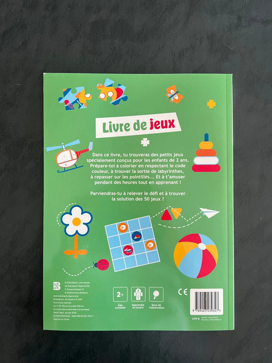 Livre de jeux - dès 2 ans