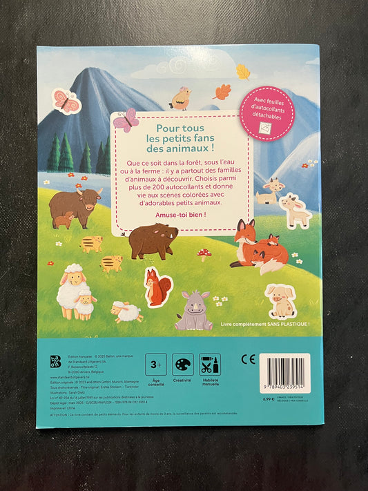 Mes premiers autocollants - les bébés animaux