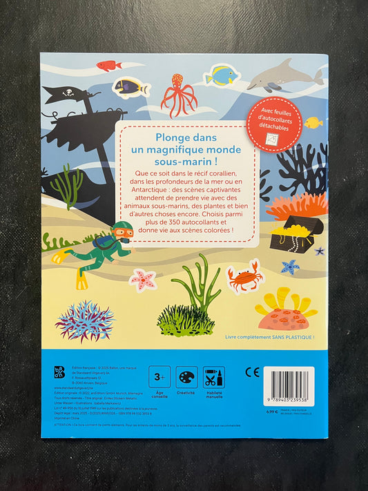 Mes premiers autocollants - sous l'eau