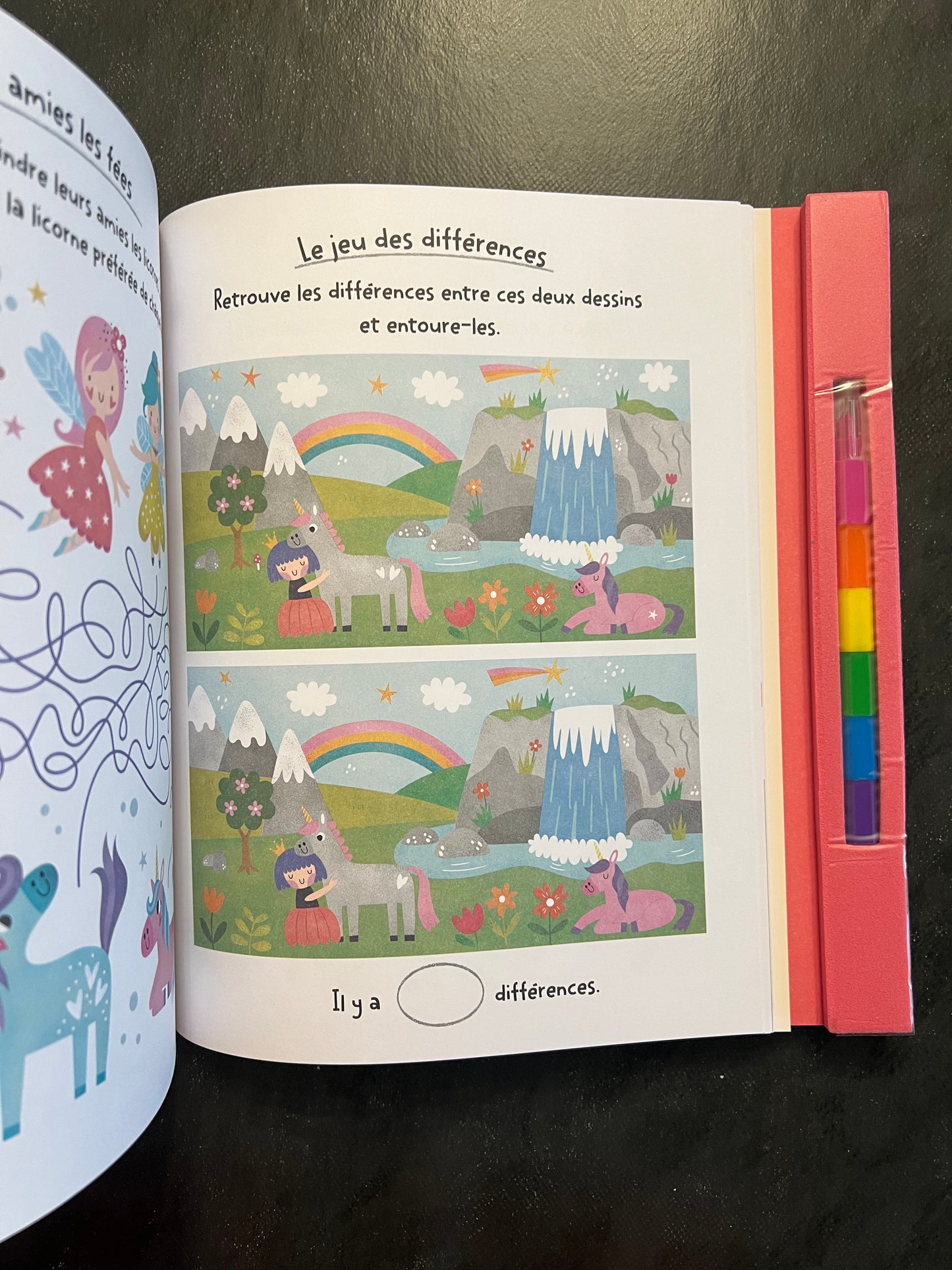 Mon super livre de jeux de maternelle - les licornes