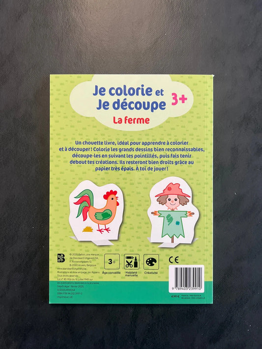 Je colorie et je découpe - la ferme