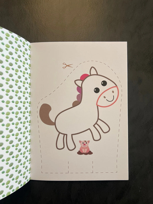 Je colorie et je découpe - la ferme