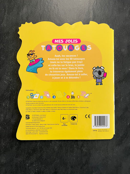 Mes jolies tatouages - les vacances