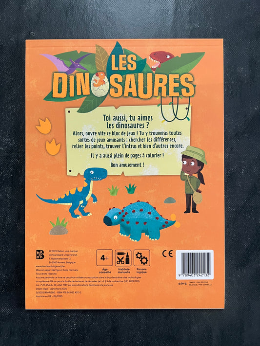 Je joue et je colorie - les dinosaures