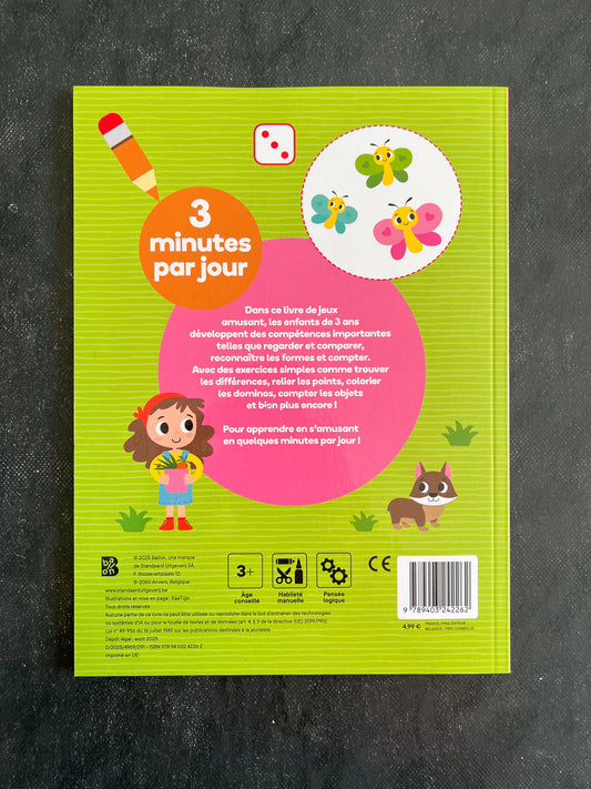 Mon livre d'exercice - 3 minutes par jour