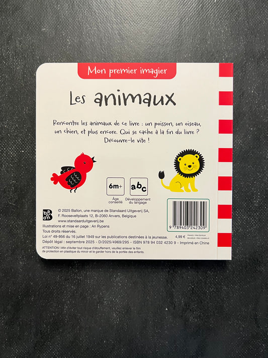 Mon premier imagier avec miroir - les animaux