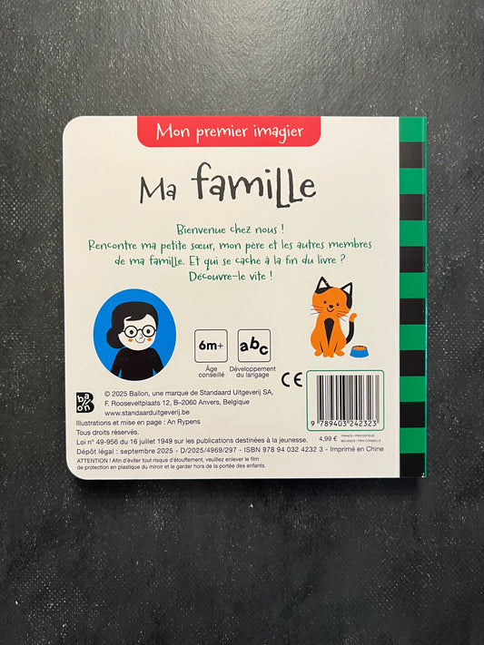 Mon premier imagier avec miroir - Ma famille | Dès 1 an