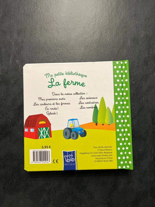 Ma petite bibliothèque - la ferme | 3-5 ans