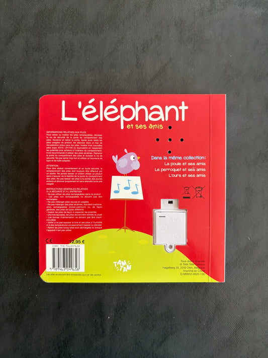 Livre sonore - L'éléphant et ses amis