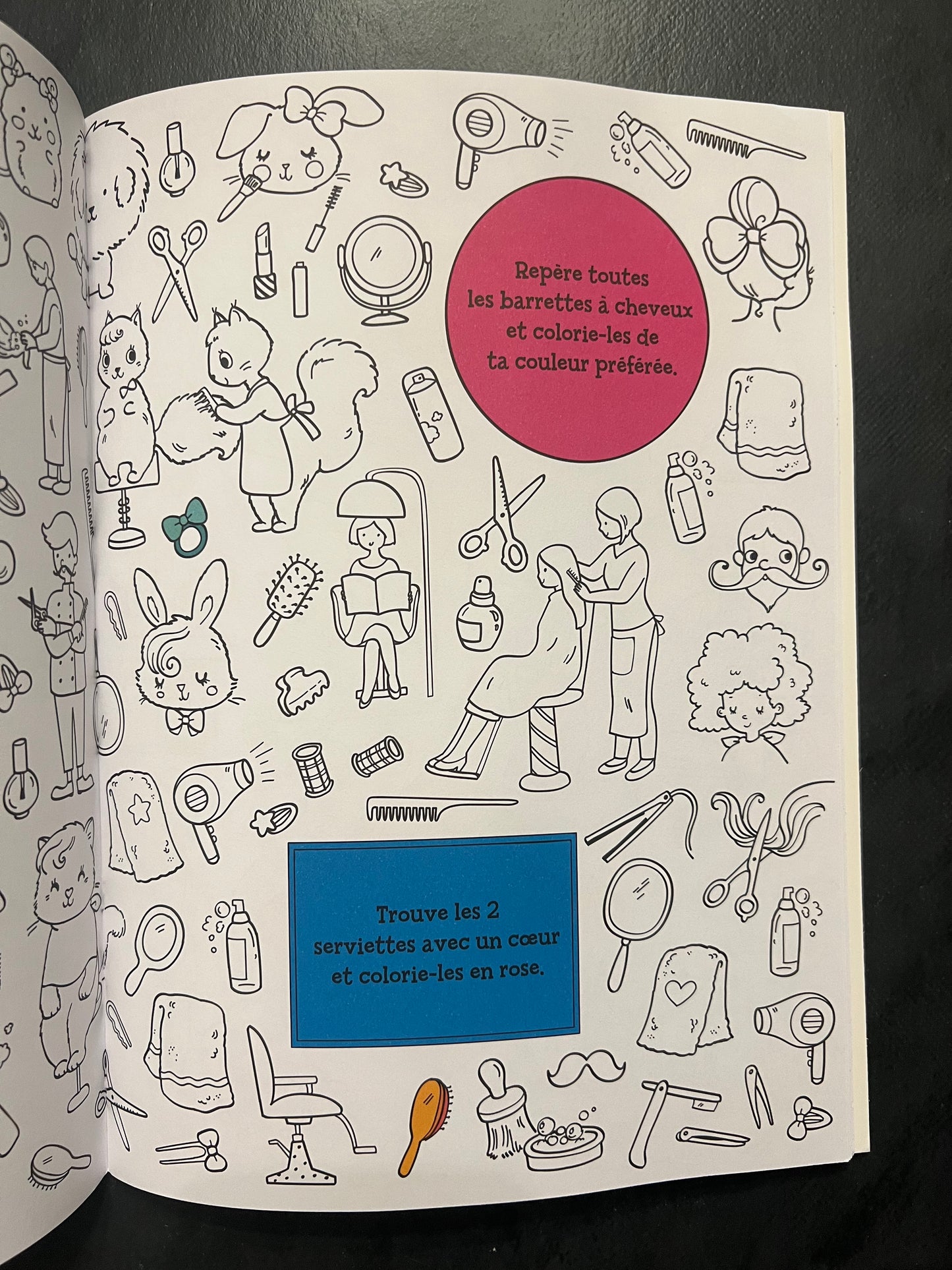 Cherche et colorie - les métiers