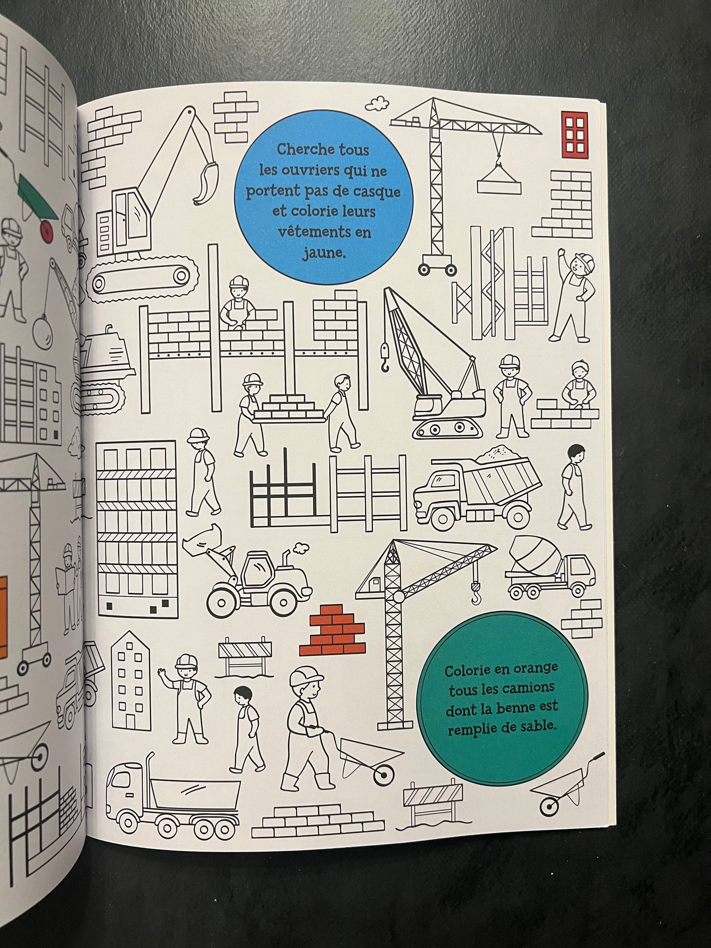 Cherche et colorie - la ville