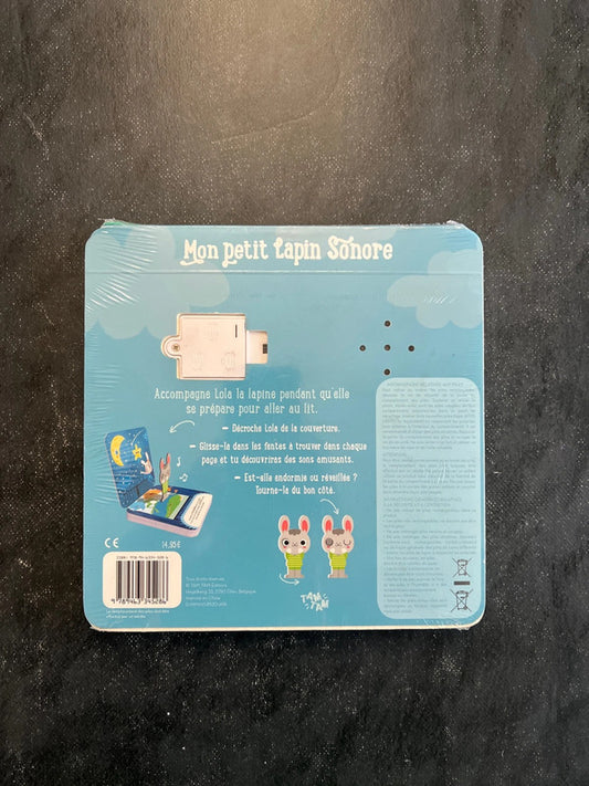 Mon petit lapin sonore – Livre interactif pour les tout-petits (0-3 ans)
