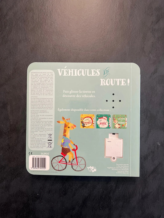 Livre sonore - véhicules en route !