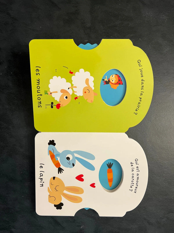 Tourne et joue - la ferme | Livre-jeu dès 2 ans