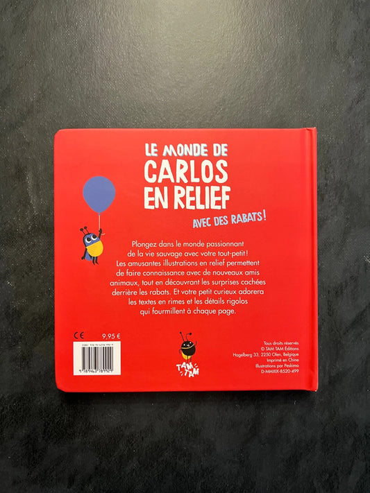 Livre en relief - Le monde de Carlos en relief (3-7 ans)