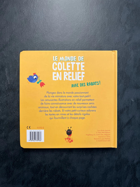 Livre en relief - Le monde de Colette en relief | 4-8 ans