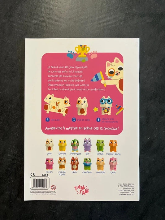 Coupe, colle et joue - mes 12 copains animaux