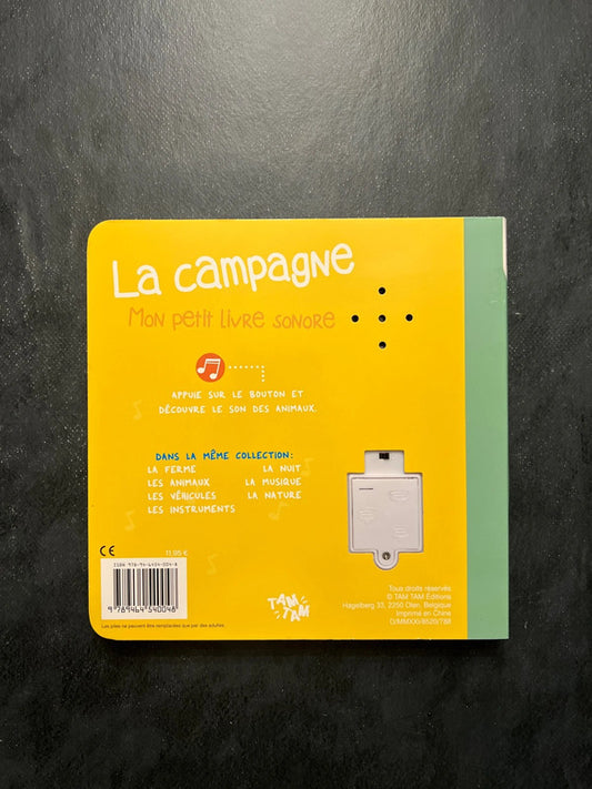 Mon petit livre sonore - la campagne