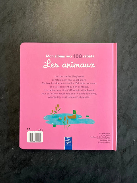 Mon album aux 100 rabats - les animaux | 3-7 ans