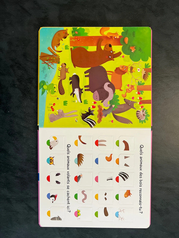 Mon album aux 100 rabats - les animaux | 3-7 ans