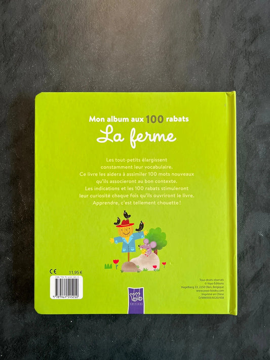 Mon album aux 100 rabats - La ferme | Dès 2 ans