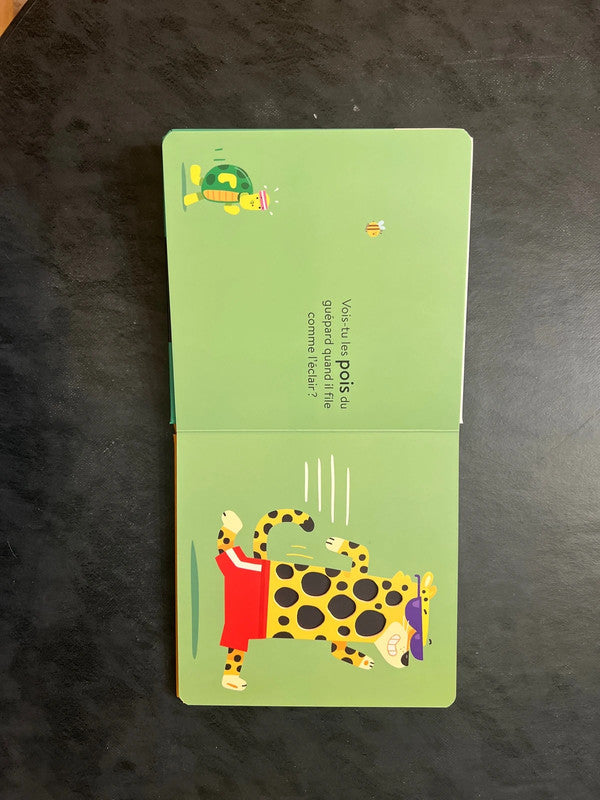 Livre devine qui se cache - admire mes rayures !