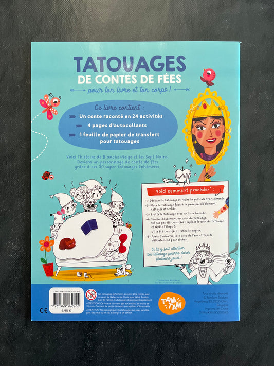 Tatouages de contes de fées - Blanches-Neige et les sept nains