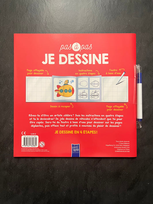 Pas à pas je dessine - vroum !