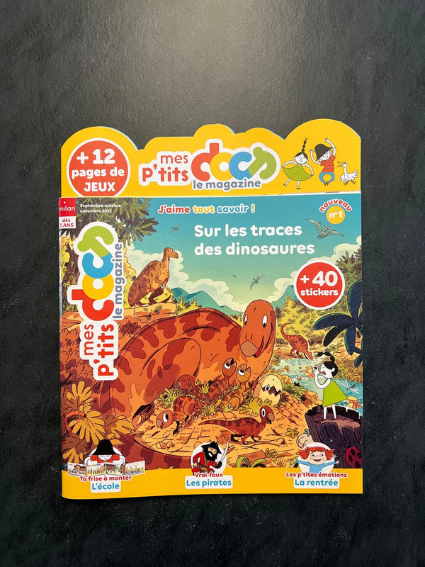 Mes p’tits docs le magazine - sur les traces des dinosaures