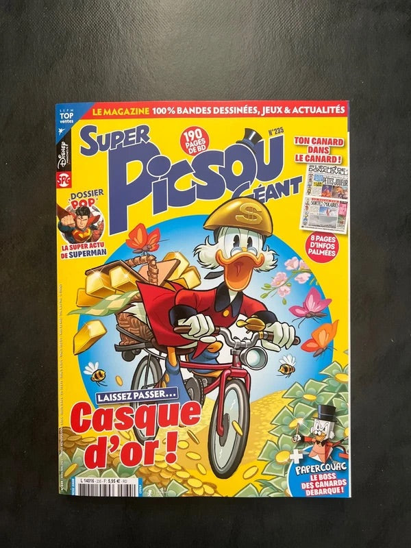 Super picsou géant - laissez passer, casque d’or !