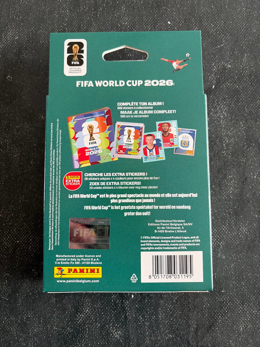 Blister 8 pochettes de stickers Panini - Coupe du Monde de la Fifa 2026