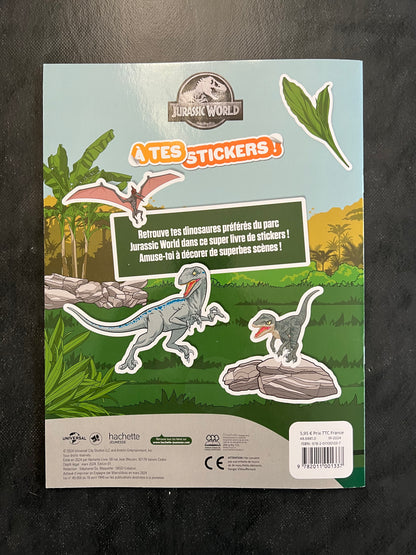 Livre d'autocollants - Jurassic World