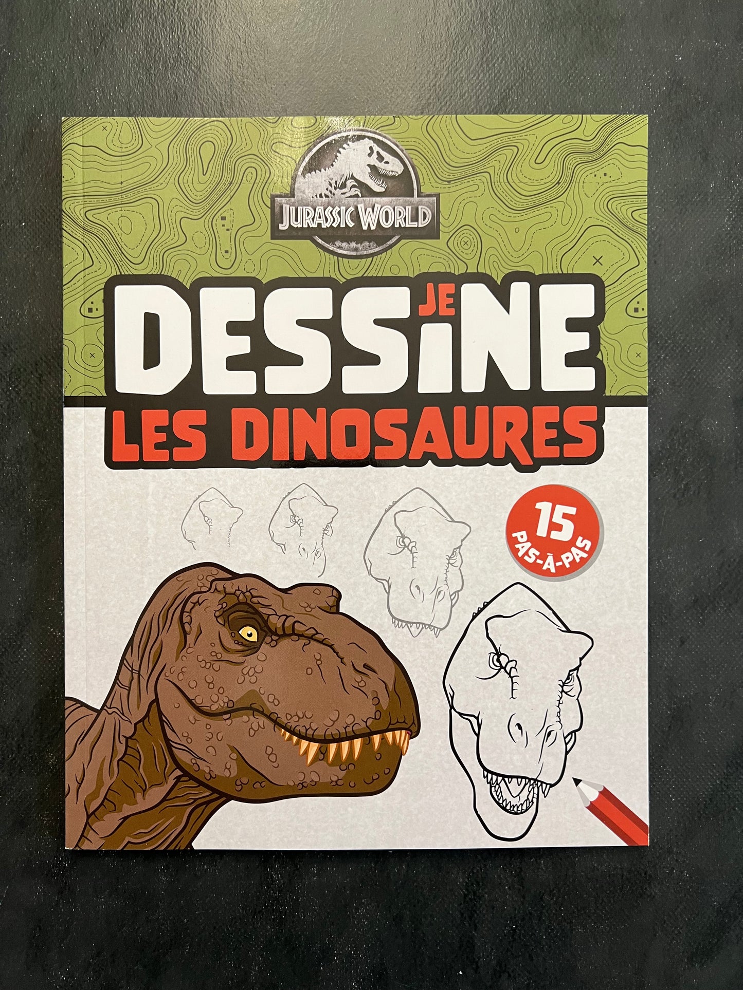 Je dessine les dinosaures - jurassic world