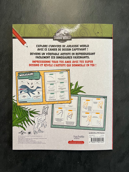 Je dessine les dinosaures - jurassic world