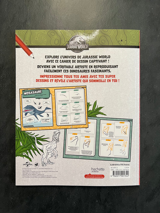 Je dessine les dinosaures - jurassic world