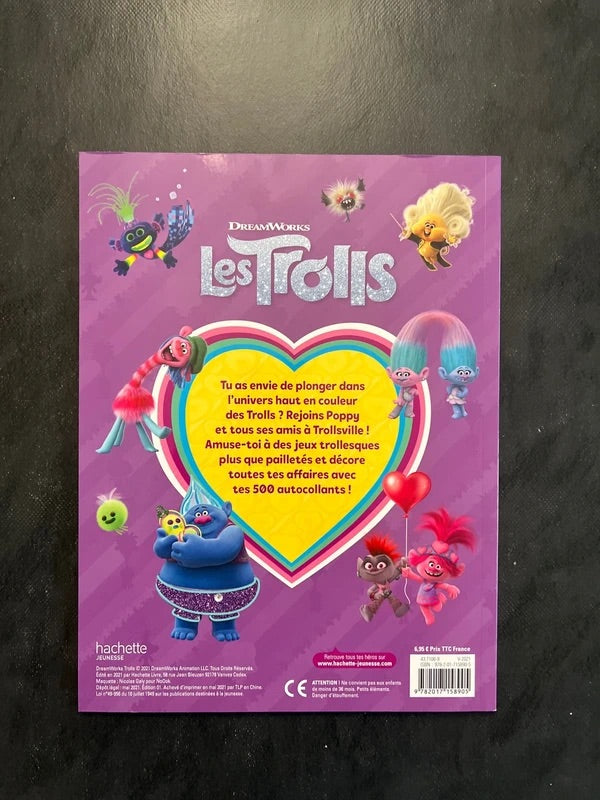 Livre d’autocollants - les trolls