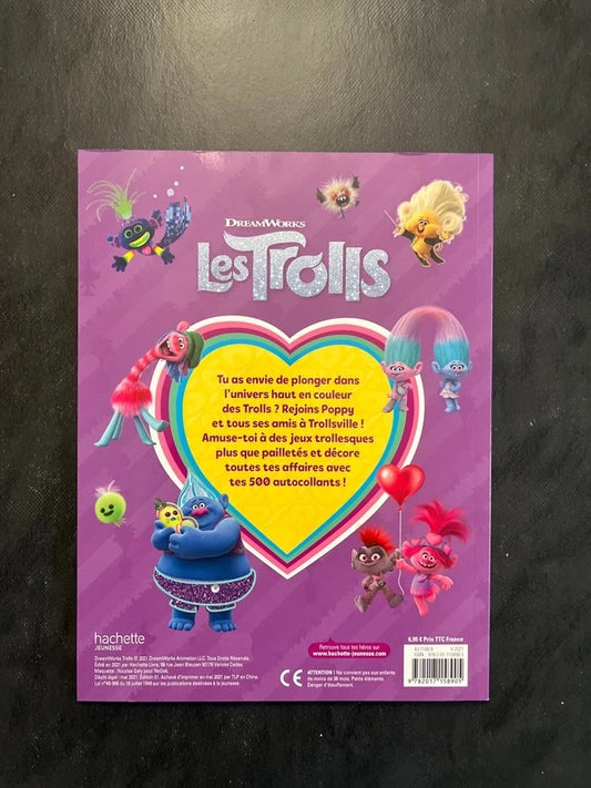Livre d’autocollants - les trolls