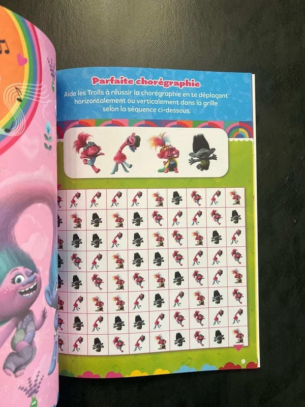 Livre d’autocollants - les trolls