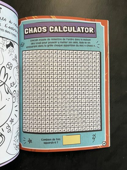 60 activités pour échapper aux soeurs - bienvenue chez les Loud