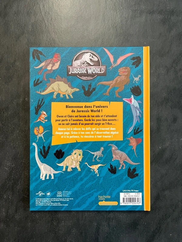 Cherche et trouve - jurassic world