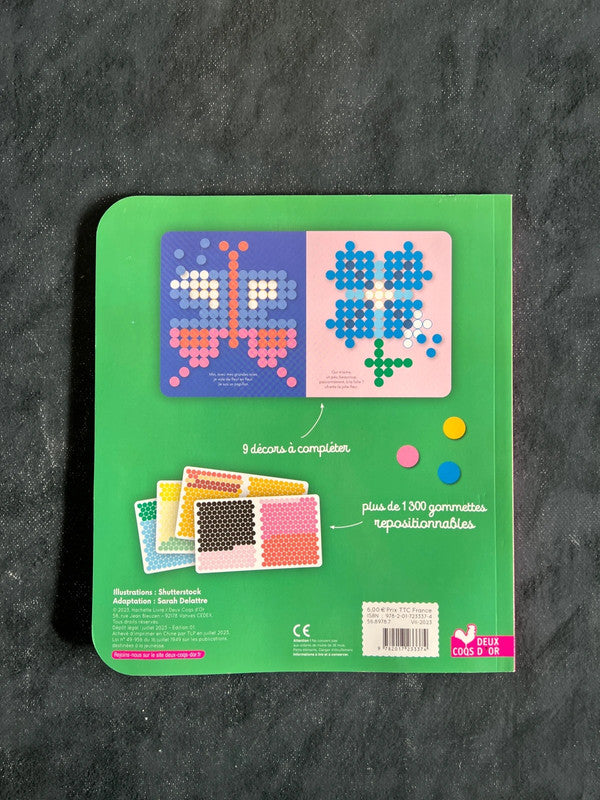 Gommettes rondes - animaux pixels